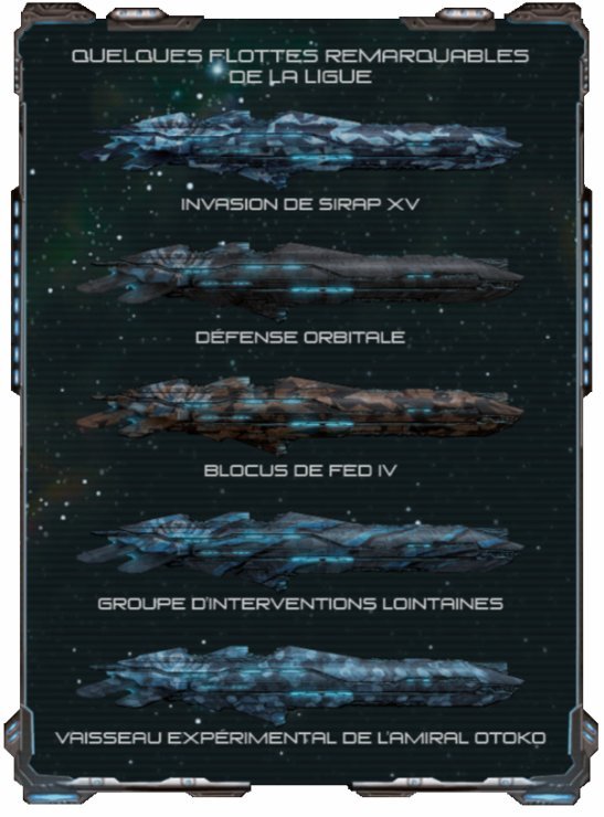 Flottes remarquables de la Ligue de Phb