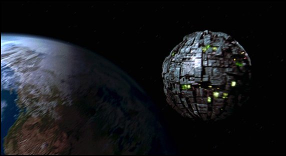 Une Sphre Borg menace la Terre