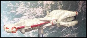 La Corvette Corellienne rebelle La Moqueuse en mission  proximit de Lafra