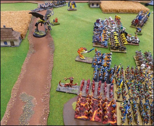 Furieux combats entre l'Empire et le Chaos � Wielstadt