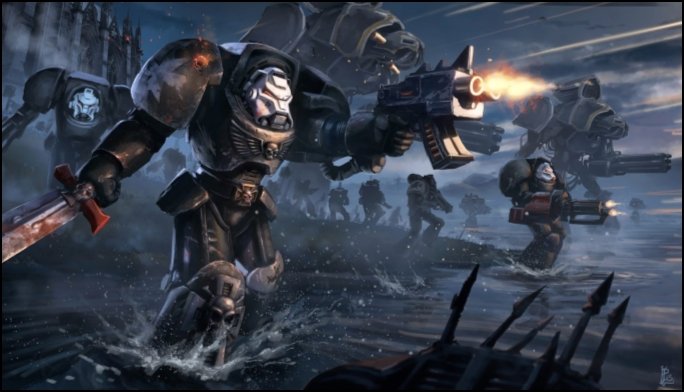 Terminators des Black Templars (Pierre Loyvet)
