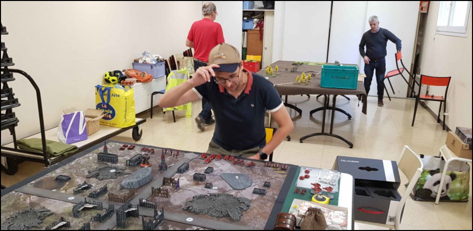 Black Nico dploie l’arrire garde des Blood Angels