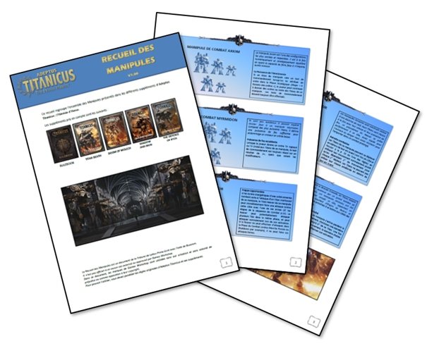 Recueil des Manipules Adeptus Titanicus v2