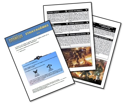 Recueil des Stratagmes Adeptus Titanicus v2