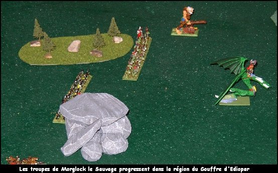Les troupes de Morglock le Sauvage progressent dans la région du Gouffre d'Ediopar (F. Bruntz)