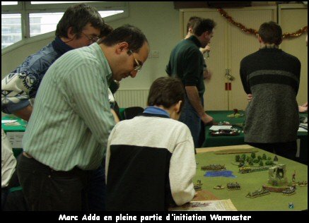 Marc Adda en pleine partie d'initiation...