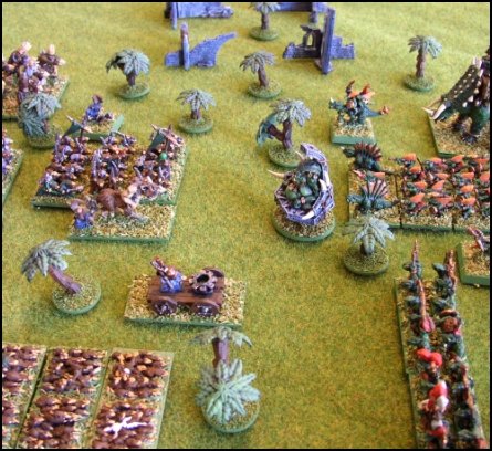 Skavens et Hommes-Lézards s'affrontent en Lustrie!