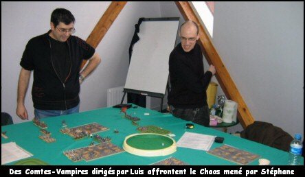 Des Comtes-Vampires dirigés par Luis affrontent le Chaos mené par Stéphane