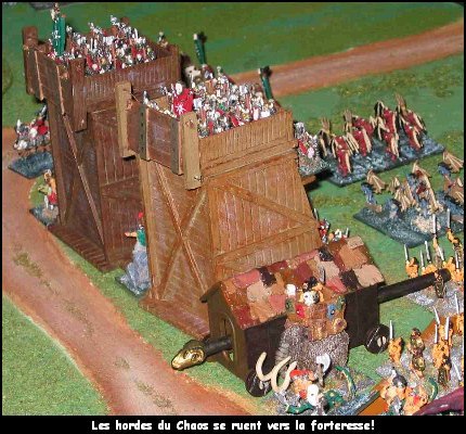 Les hordes du Chaos se ruent vers la forteresse!