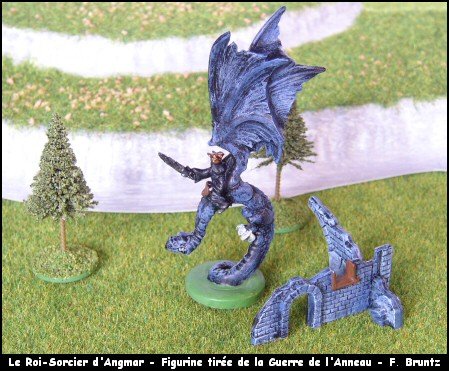 Le Roi-Sorcier d'Angmar - Figurine tirée de la Guerre de l'Anneau - F. Bruntz