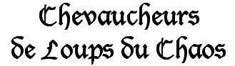Chevaucheurs de Loups du Chaos